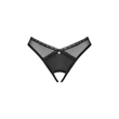 Nyitott fekete tanga Latinesa crotchless thong  m/l