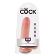 Realisztikus letapasztható dildó 7" cock with balls  light