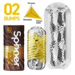 Stimuláló felületű forgó maszturbátor Spinner dx 02 bumps