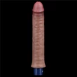 Realisztikus 9.5" real softee rechargeable silicone vibrátor tölthető