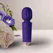 Tölthető mini masszírizó vibrátor Rechargeable Mini Wand - Violet Dream