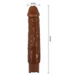 Realisztikus vibrátor Pretty Love Rufus Brown 23 cm