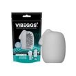 Vibrátoros maszturbátor tojás VIBEGGS - Naughty Nubs - Vibrating Masturbation Sleeve - White