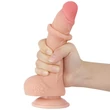 Csúszóbőrös dupla rétegű realisztikus herés dildó 19,5 cm világos - 7.5'' Sliding Skin Dual Layer Dong Flesh I
