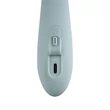 Csiklókaros szilikon vibráetor applikációs Chika turquoise grey