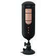 Forgó és szorító vibrációs masztubátor Vibrating Mega Milker Light/Black