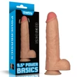 Realisztikus, letapasztható, tölthető, vízálló vibrátor 24 cm - 9.5'' Vibrating Power Basics Cock