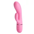 Csiklókaros g-pont vibrátor Pretty Love Marski pink 18 cm