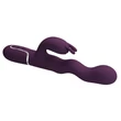 Csiklóizgatós szilikon vibrátor hullámzó funkcióval Pretty Love Laursen Purple II