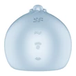 Csiklóstimulátor szívófunkcióval  Mochi - frost blue