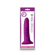 Vékony tapadótalpas dildó Colours - Pleasures - Thin 12,7 cm Dildo - Purple