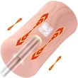 Maszturbátor vibrátoros ánusz Large thrusting masturbator i