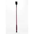 Fenyítő pálca vörös Riding stick Leather stick with neon strip and nubuck leather