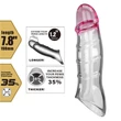 Áttetsző péniszhosszabbító Pretty love damell clear