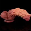 Kétrétegű nagy dildó 26 cm-es tapadótalpas platinum silicone cock