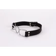 Fém szájpecek Stainless Steel Mouth Piece Black