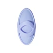 Applikációs és melegíthető ujjrahúzható vibrátor Echo 2 Sky Blue