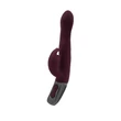 Csiklókaros G-pont vibrátor Titanz 8.5" silicone rechargeable vibrator in rubine red