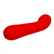 G-pont vibrátor és csiklóizgató Pretty Love Faun Red