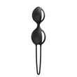 Hüvelygolyó szilikon fekete Smartballs duo - black