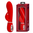 Csiklókaros vibrátor Pretty Love Prescott red