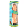 Vastag, erezett felületű realisztikus vibrátor Vinyl P-Shape Vibrator