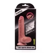 Valósághű Nature dildó herés tapadókorongos pénisz 18 cm