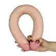 Realisztikus kétvégű diló Realistic Slim Ultra Double Dildo