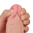 Dupla rétegű realisztikus herés dildó 21,6 cm világos - 8.5" Skinlike Soft Dong