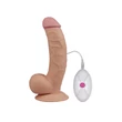 Letapasztható, távirányítós realisztikus vibrátor 20 cm - 8.5" The Ultra Soft Dude - Vibrating