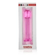 Egyenes üvegdildó Glass pink