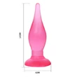 Rózsaszín zselés anál plug Butt plug pink