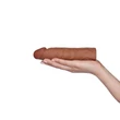 Péniszhosszabbító köpeny (+2,5 cm) Pleasure X-Tender Penis Sleeve Brown