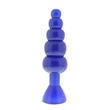 Zselés análdildó Bendable Butt Rattler Blue