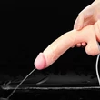 Rugalmas, ejakuláló dildó 20,3 cm - Soft Ejaculation Cock With Ball 9” Flesh