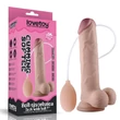 Rugalmas, ejakuláló dildó 20,3 cm - Soft Ejaculation Cock With Ball 9” Flesh