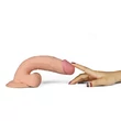 Letapasztható valósághű vibrátor 9" The Ultra Soft Dude - Vibrating Flesh