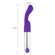 Keskeny, tölthető g-pont vibrátor Rechargeable IJOY Versatile Tickler Purple