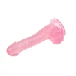 Rózsaszín zselés dildó Dildo-Pink 19,5 cm
