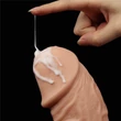 Hajlított vastag dildó 24 cm - 9.5'' Realistic Curved Dildo Flesh