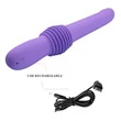 Fel-le mozgó vibrátor Pretty Love Pazuzu Purple