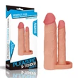 Péniszköpeny análdildóval dupla behatoláshoz +5cm Double Penis Sleeve 