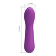 G-pont vibrátor és csiklóizgató Pretty Love Faun Purple