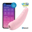 Applikációval is vezérelhető léghullámos csiklóizgató Curvy 2+ (Pink)