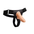 Felcsatolható üreges herés dildó Hollow Cock 19 cm
