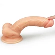 Realisztikus világos herés dildó 20 cm The Ultra Soft Dude 2
