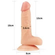 Vaskos műpénisz 7 the ultra soft dude 18 cm