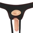 Felcsatolható herés világos dildó hámmal 19 cm - Easy Strapon Set 7.5''