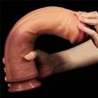 Kétrétegű szilikon dildó 30 cm - 12'' Dual layered Platinum Silicone Cock