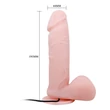 Letapasztható herés vibrátoros dildó Baile Skin Oliver 19,5 cm
